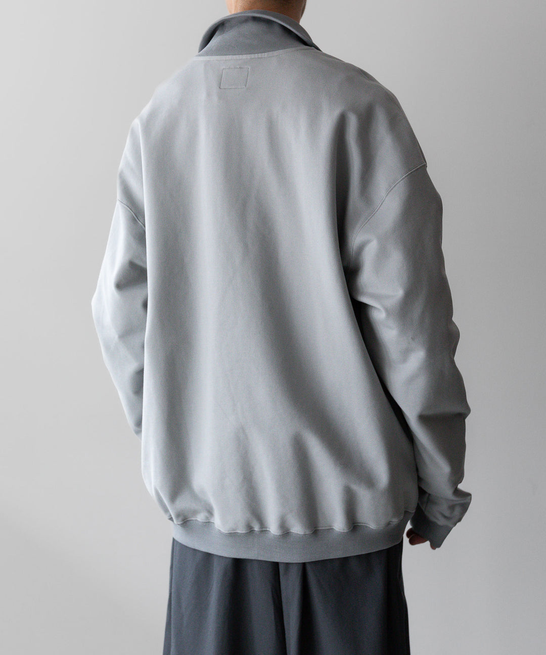 KANEMASA PHIL. カネマサフィル 23AW EXCLUSIVE - 36G SUPER FINE GAUGE HALF ZIP PULLOVER - LIGHT GRAY sessionセッション福岡セレクトショップ公式通販サイト