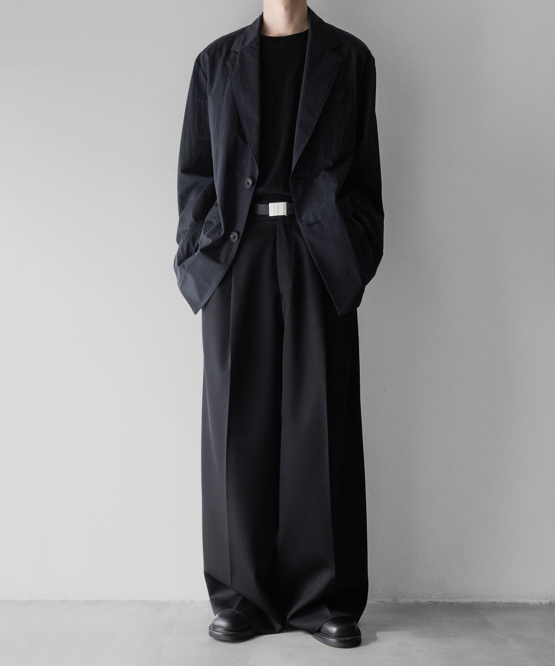 【stein】ssstein シュタインのWINDPROOF NYLON EASY JACKETのBLACK 公式通販サイトsession福岡セレクトショップ