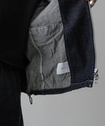 画像をギャラリービューアに読み込む, ssstein(シュタイン)の24AWコレクション OVERSIZED ECO DENIM ZIP JACKET - INDIGO 公式通販サイトsession福岡セレクトショップ
