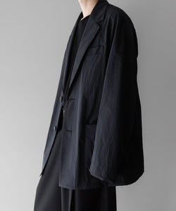 【stein】ssstein シュタインのWINDPROOF NYLON EASY JACKETのBLACK 公式通販サイトsession福岡セレクトショップ