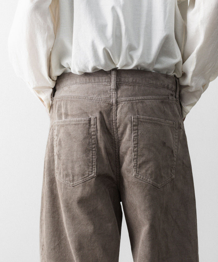 ssstein(シュタイン)のVINTAGE CORDUROY ROUND PANTS - TAUPEの公式通販サイトsession福岡セレクトショップ