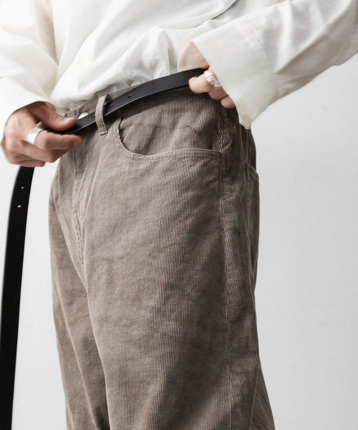 ssstein(シュタイン)のVINTAGE CORDUROY ROUND PANTS - TAUPEの公式通販サイトsession福岡セレクトショップ