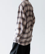 画像をギャラリービューアに読み込む, 【 VEIN 】ORGANIC COTTON OMBRE CHECK L/S SHIRT - C.GRAY公式通販サイトsession福岡セレクトショップ
