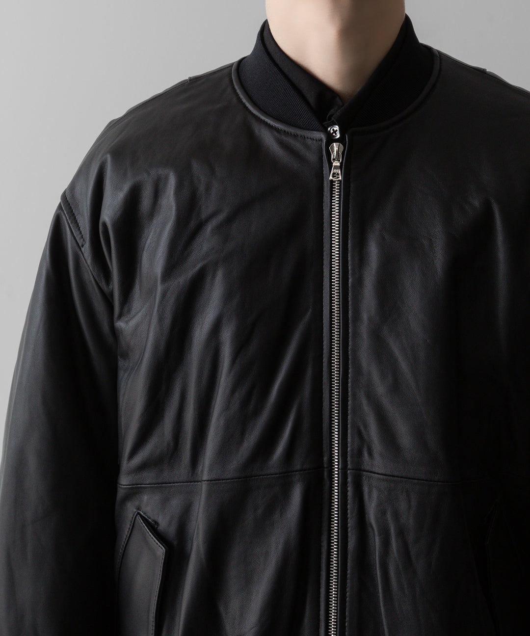 ssstein(シュタイン)の24AWコレクション LEATHER FLIGHT JACKET - BLACK 公式通販サイトsession福岡セレクトショップ