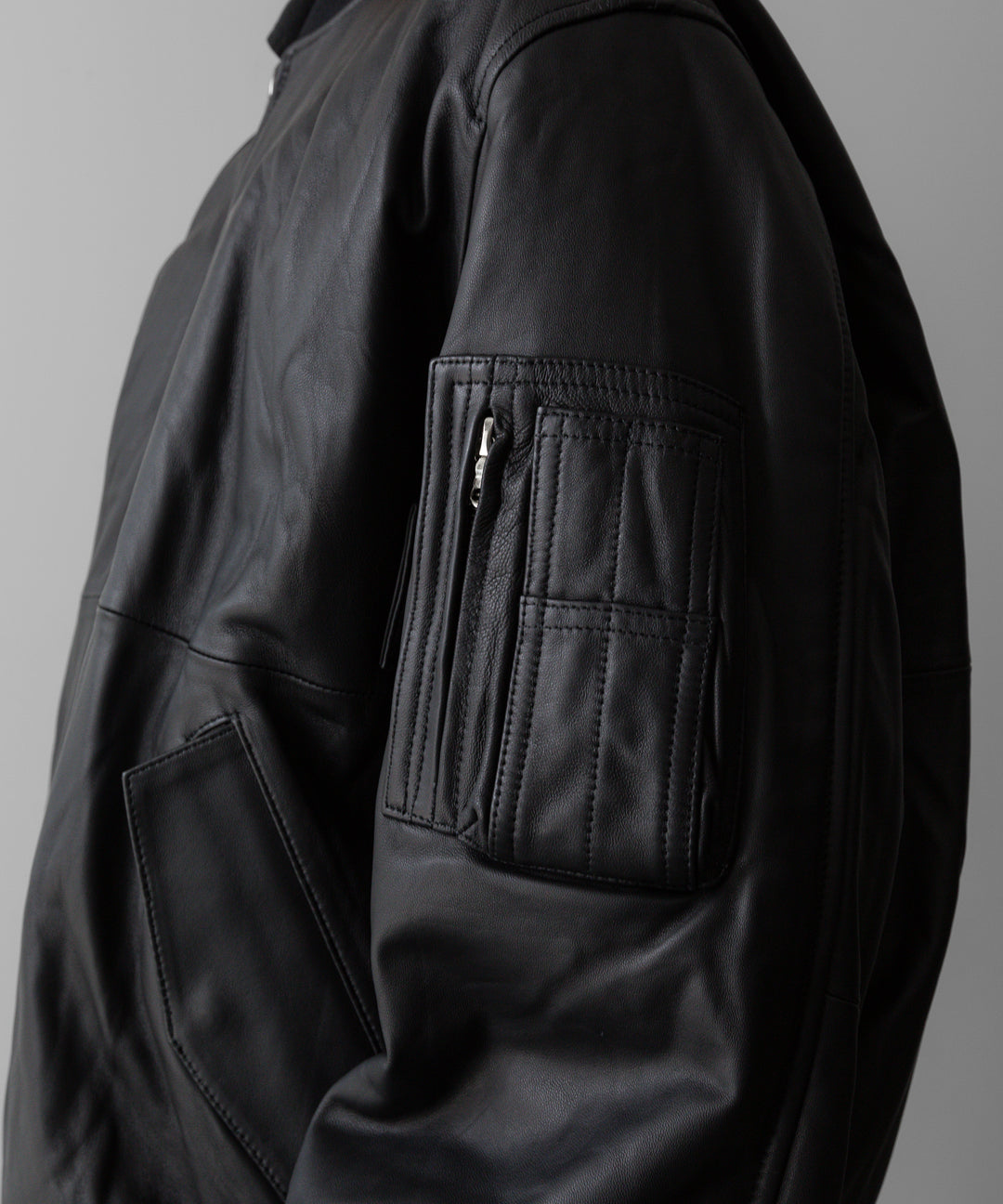 ssstein(シュタイン)の24AWコレクション LEATHER FLIGHT JACKET - BLACK 公式通販サイトsession福岡セレクトショップ