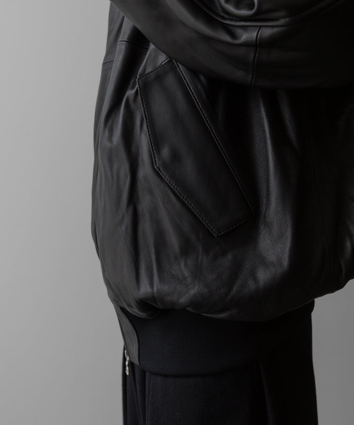 ssstein(シュタイン)の24AWコレクション LEATHER FLIGHT JACKET - BLACK 公式通販サイトsession福岡セレクトショップ