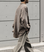 画像をギャラリービューアに読み込む, ssstein(シュタイン)のCUPRO FIBRIL OVERSIZED LS SHIRT - KHAKIの公式通販サイトsession福岡セレクトショップ
