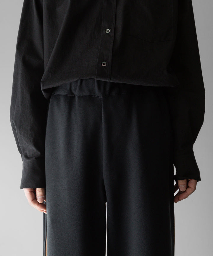 【stein】ssstein シュタインのCUPRO BICOLOR WIDE TRACK PANTSのCAMEL × CHARCOAL　 公式通販サイトsession福岡セレクトショップ
