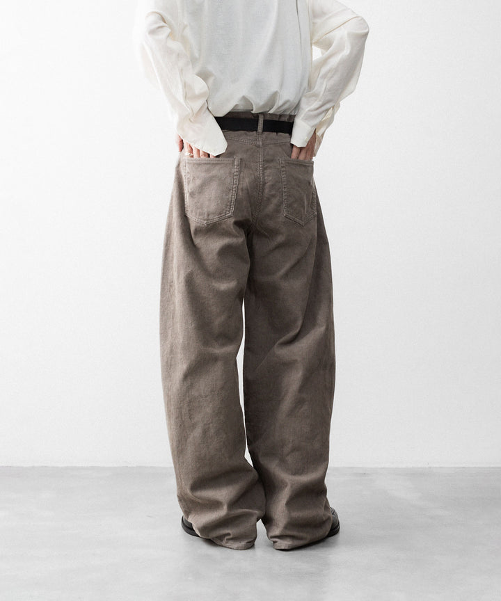 ssstein(シュタイン)のVINTAGE CORDUROY ROUND PANTS - TAUPEの公式通販サイトsession福岡セレクトショップ