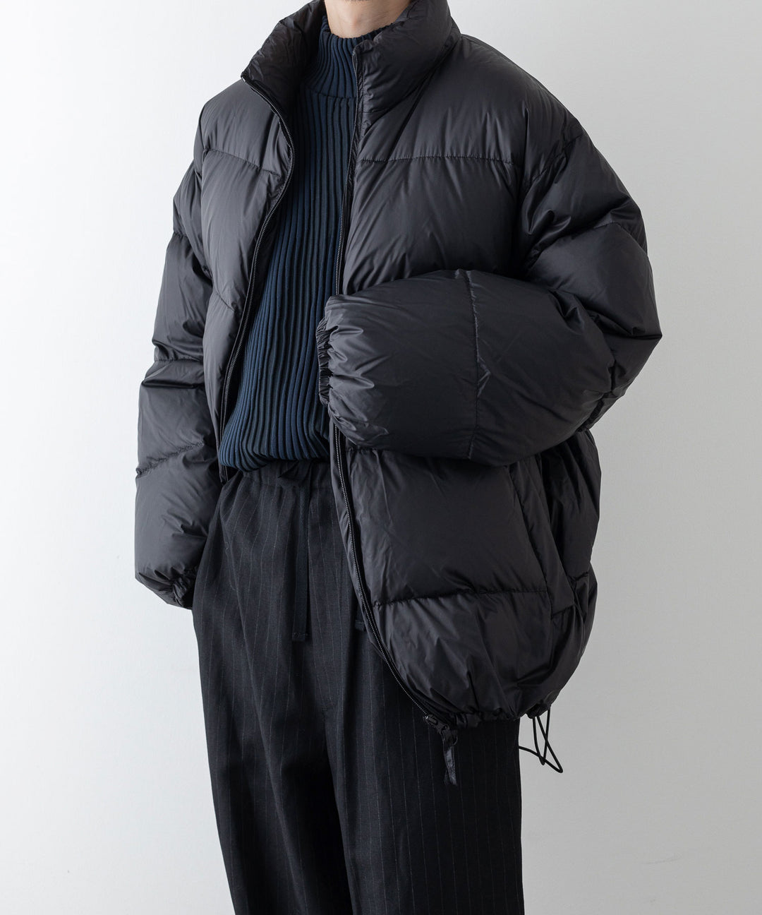 stein シュタイン 23aw DOWN PADDED JACKET - BLACK sessionセッション福岡セレクトショップ 公式通販サイト 