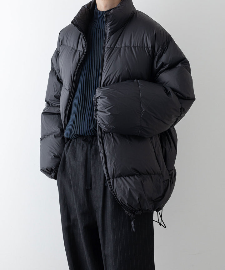 stein シュタイン 23aw DOWN PADDED JACKET - BLACK sessionセッション福岡セレクトショップ 公式通販サイト 