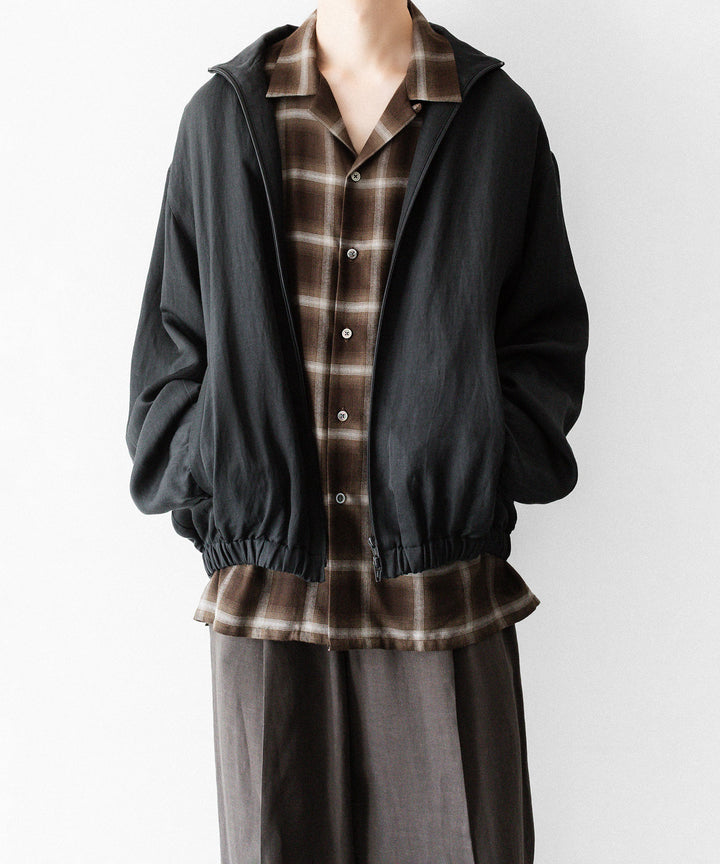 ssstein(シュタイン)のLY/VIS CHECK OVERSIZED OPEN COLLAR SS SHIRT - BROWN OMBREの公式通販サイトsession福岡セレクトショップ