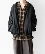 画像をギャラリービューアに読み込む, 【ssstein】LY/VIS CHECK OVERSIZED OPEN COLLAR SS SHIRT - BROWN OMBRE
