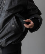 画像をギャラリービューアに読み込む, ssstein(シュタイン)の24AWコレクション LEATHER FLIGHT JACKET - BLACK 公式通販サイトsession福岡セレクトショップ
