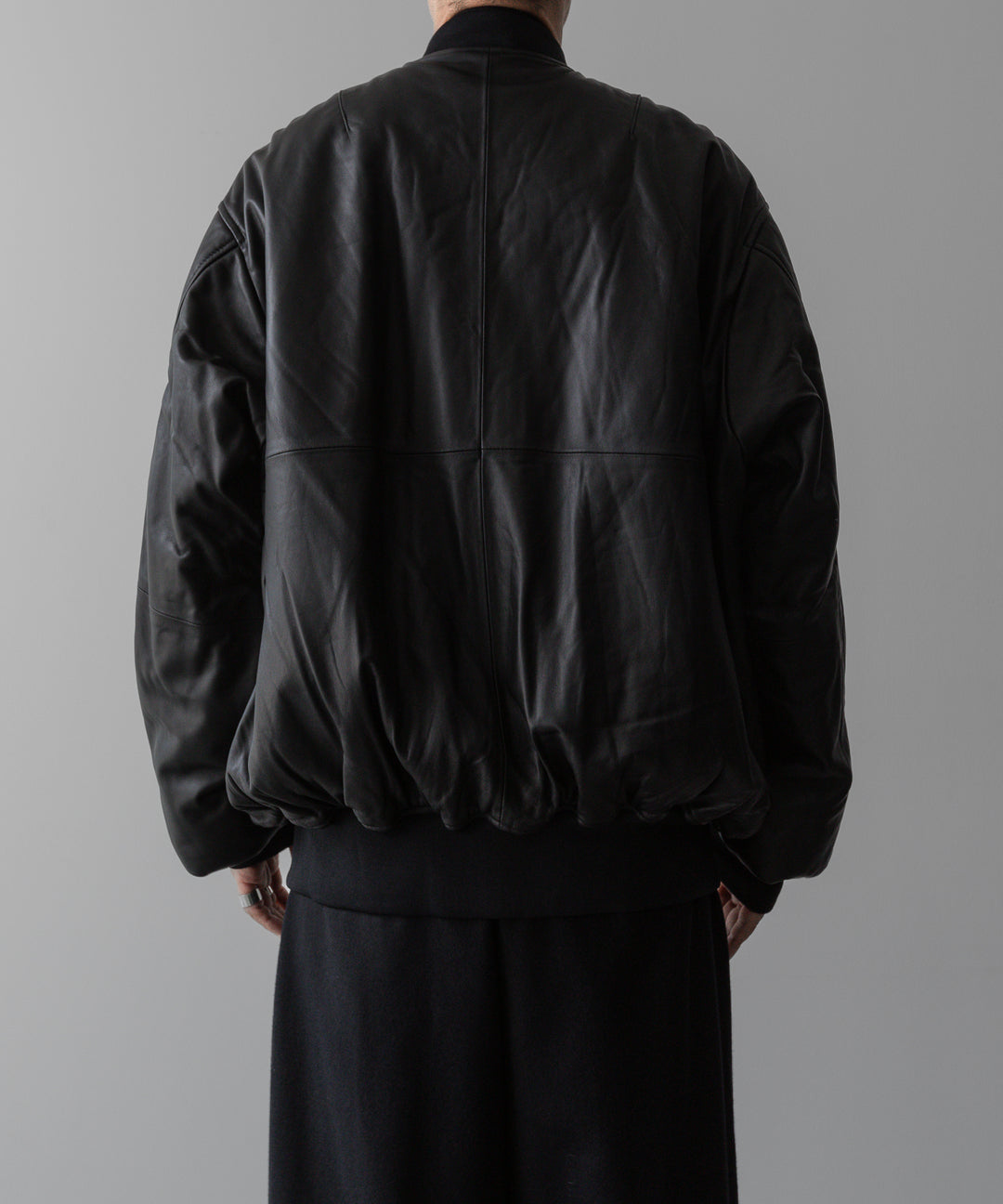 ssstein(シュタイン)の24AWコレクション LEATHER FLIGHT JACKET - BLACK 公式通販サイトsession福岡セレクトショップ
