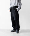 【UJOH】BUTTON LINE CLOSURE PNT - BLACK