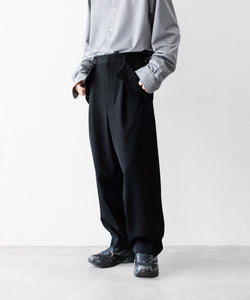 UJOH】BUTTON LINE CLOSURE PNT - BLACK | 公式通販サイト session