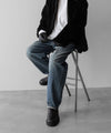 【ssstein】VINTAGE REPRODUCTION SPLASHED DENIM JEANS - INDIGO