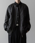 画像をギャラリービューアに読み込む, ssstein(シュタイン)の24AWコレクション LEATHER FLIGHT JACKET - BLACK 公式通販サイトsession福岡セレクトショップ
