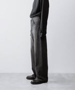 画像をギャラリービューアに読み込む, ssstein(シュタイン)のWIDE DENIM JEANS - BLACKの公式通販サイトsession福岡セレクトショップ
