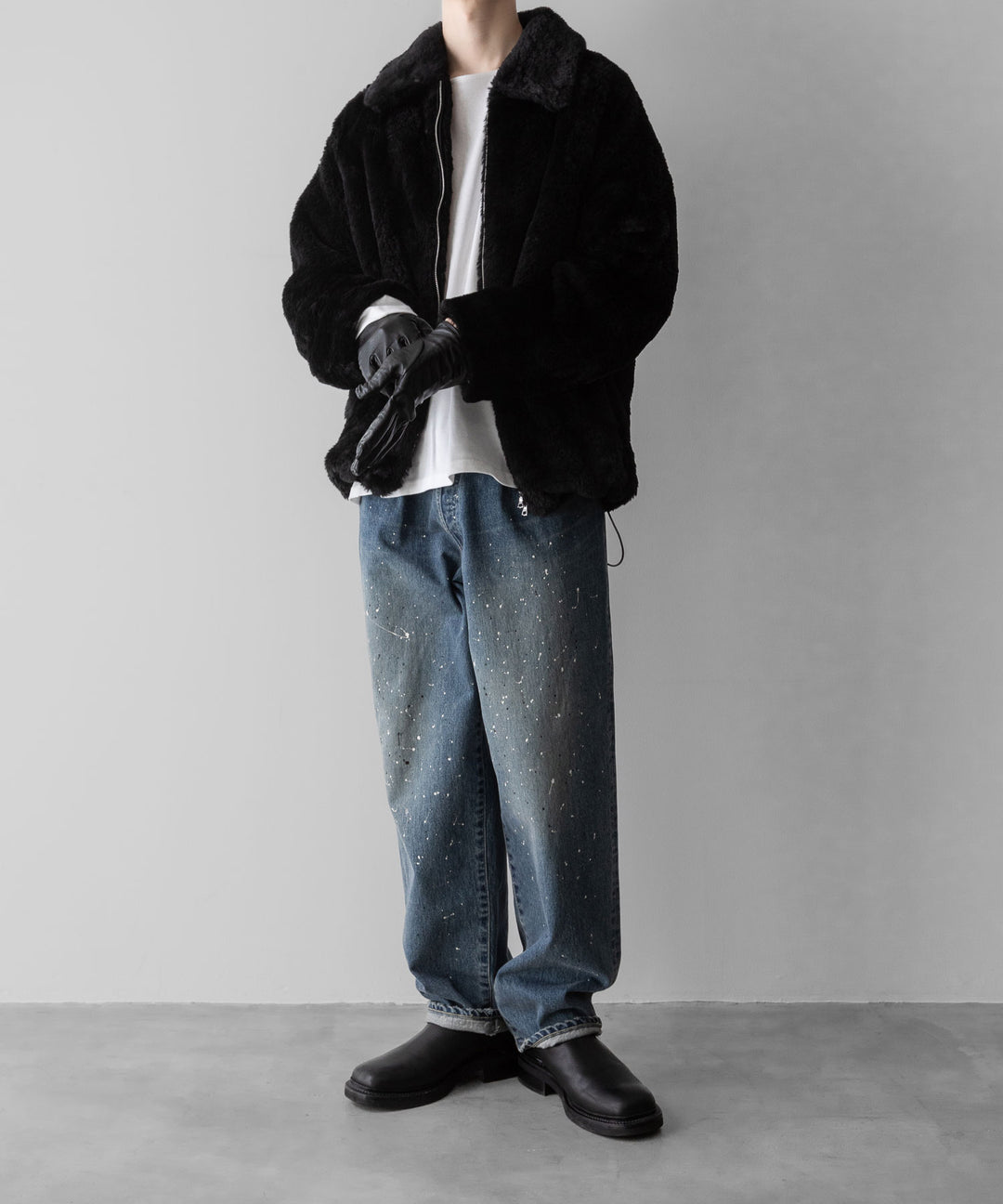 ssstein(シュタイン)の24AWコレクション VINTAGE REPRODUCTION SPLASHED DENIM JEANS - INDIGO 公式通販サイトsession福岡セレクトショップ