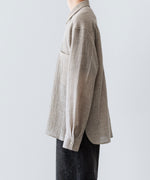 画像をギャラリービューアに読み込む, phebus フィーバス WOOL AMUNZEN SHIRTの BEIGE 公式通販サイトsession福岡セレクトショップ
