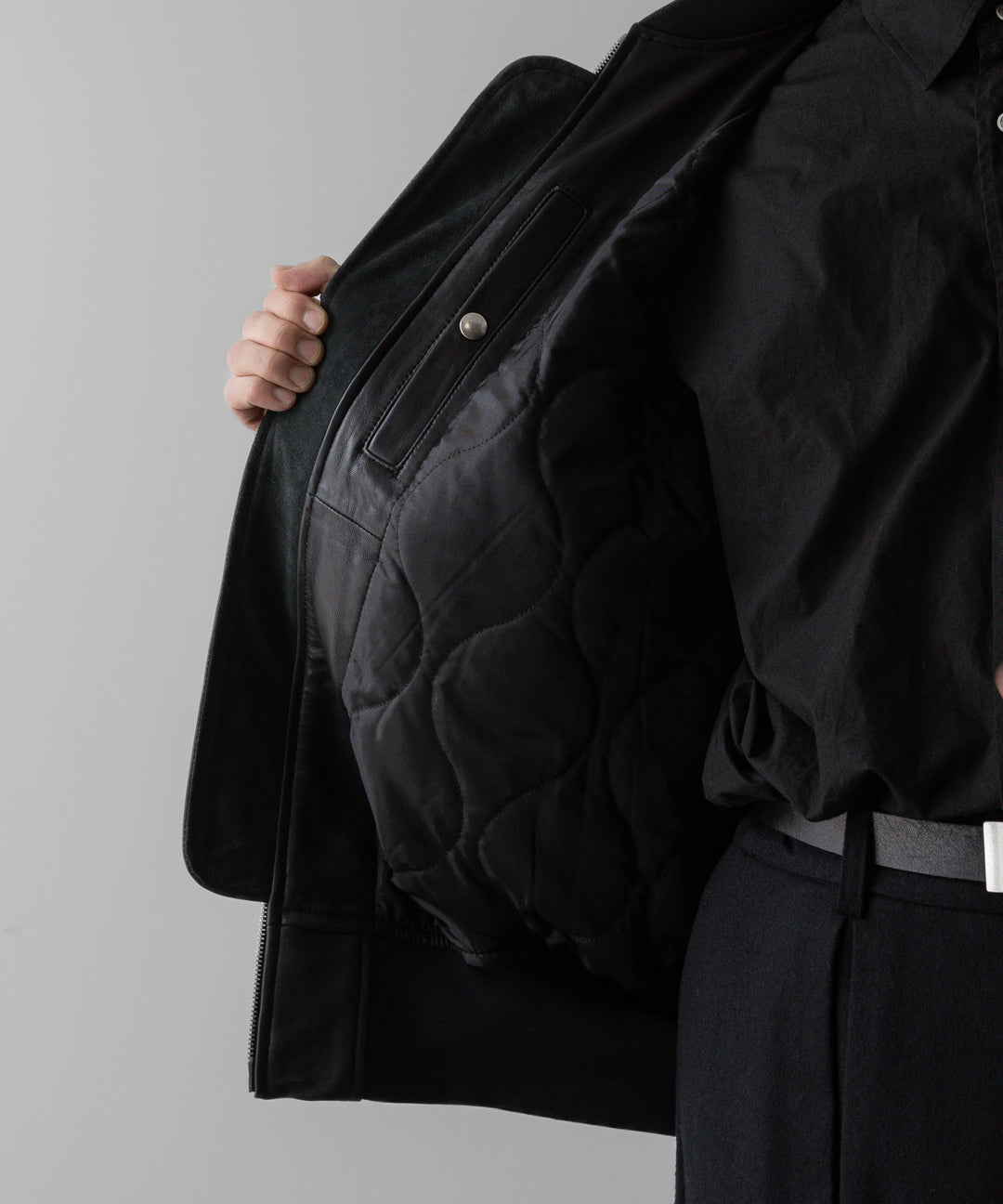 ssstein(シュタイン)の24AWコレクション LEATHER FLIGHT JACKET - BLACK 公式通販サイトsession福岡セレクトショップ