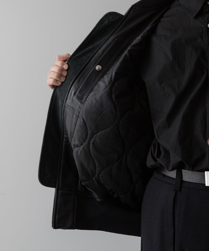 ssstein(シュタイン)の24AWコレクション LEATHER FLIGHT JACKET - BLACK 公式通販サイトsession福岡セレクトショップ