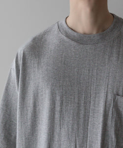 【INTÉRIM】インテリムのHYPER BIG AME-KAJI POCKET TEE - TOP GREY公式通販サイト session福岡セレクトショップ