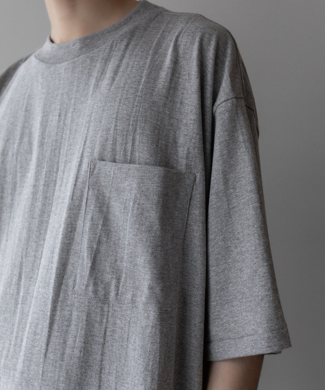 【INTÉRIM】インテリムのHYPER BIG AME-KAJI POCKET TEE - TOP GREY公式通販サイト session福岡セレクトショップ