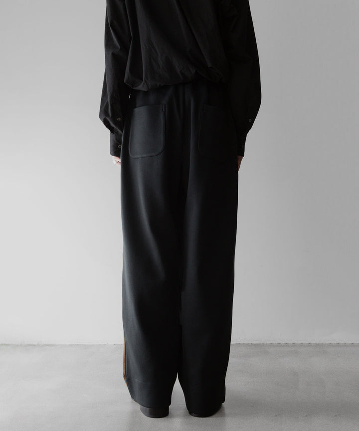 【stein】ssstein シュタインのCUPRO BICOLOR WIDE TRACK PANTSのCAMEL × CHARCOAL　 公式通販サイトsession福岡セレクトショップ