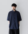 【KANEMASA PHIL.】46G ATMOSPHERE S/S SHIRT - NAVY