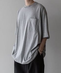 【INTÉRIM】インテリムのHYPER BIG AME-KAJI POCKET TEE - TOP GREY公式通販サイト session福岡セレクトショップ