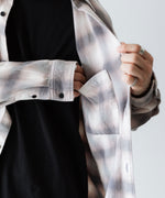 画像をギャラリービューアに読み込む, 【 VEIN 】ORGANIC COTTON OMBRE CHECK L/S SHIRT - C.GRAY公式通販サイトsession福岡セレクトショップ
