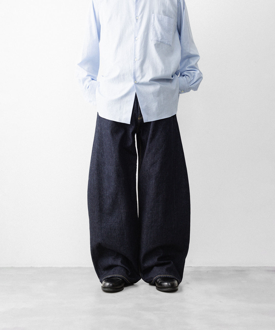 ssstein(シュタイン)の DEFORMATION WIDE DENIM PANTS - INDIGO(OW)の公式通販サイトsession福岡セレクトショップ
