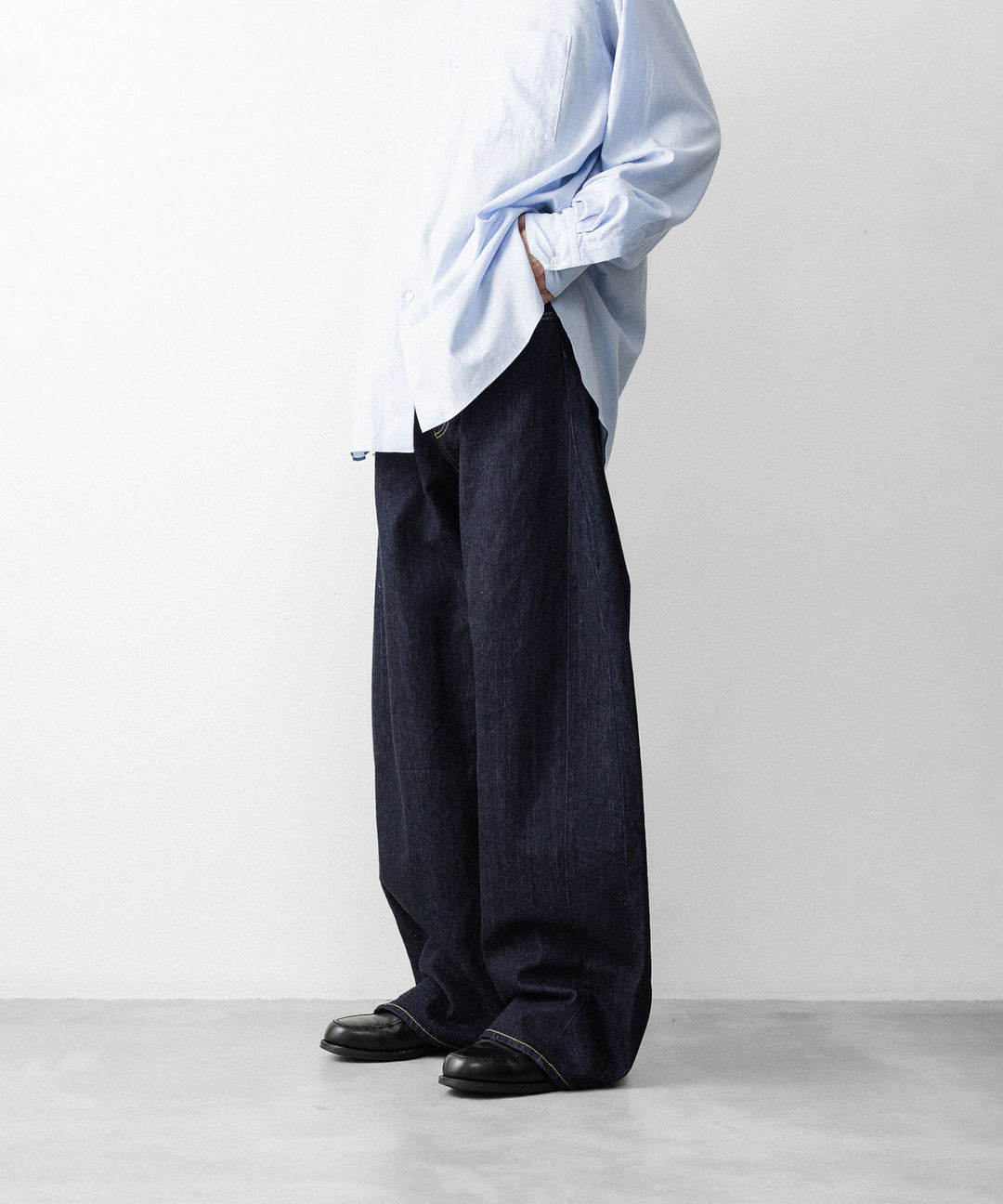 ssstein(シュタイン)の DEFORMATION WIDE DENIM PANTS - INDIGO(OW)の公式通販サイトsession福岡セレクトショップ