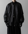 【ssstein】LEATHER FLIGHT JACKET - BLACK