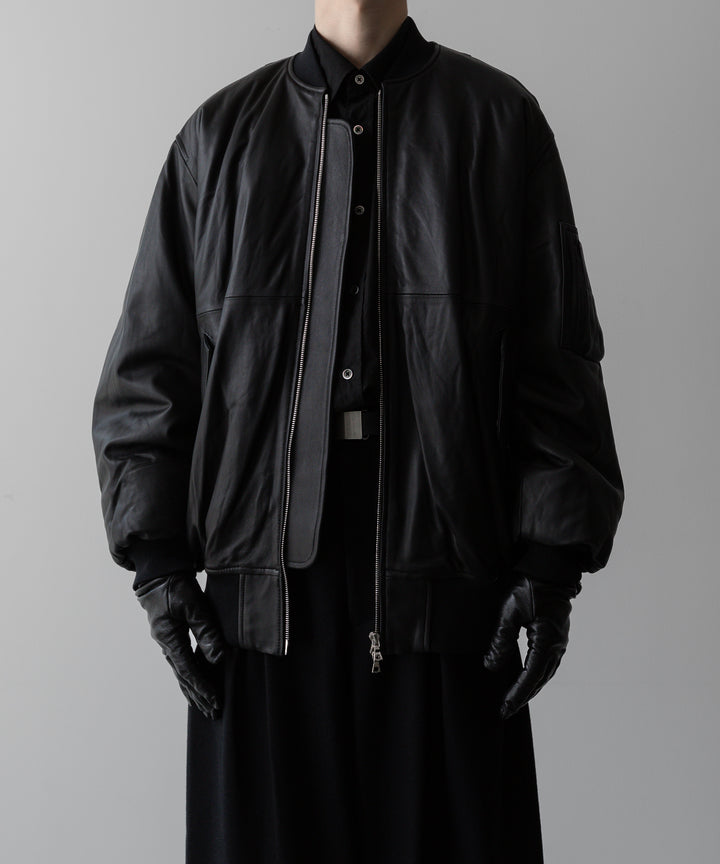 ssstein(シュタイン)の24AWコレクション LEATHER FLIGHT JACKET - BLACK 公式通販サイトsession福岡セレクトショップ