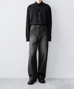 画像をギャラリービューアに読み込む, ssstein(シュタイン)のWIDE DENIM JEANS - BLACKの公式通販サイトsession福岡セレクトショップ
