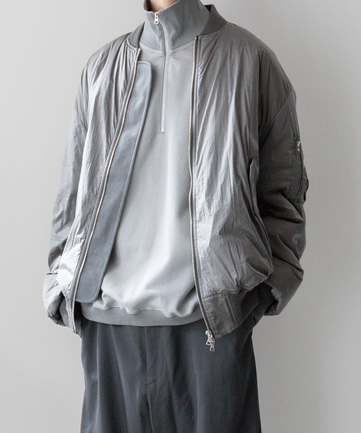 KANEMASA PHIL. カネマサフィル 23AW EXCLUSIVE - 36G SUPER FINE GAUGE HALF ZIP PULLOVER - LIGHT GRAY sessionセッション福岡セレクトショップ公式通販サイト