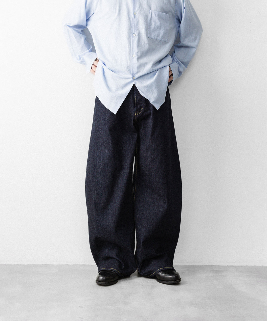 ssstein(シュタイン)の DEFORMATION WIDE DENIM PANTS - INDIGO(OW)の公式通販サイトsession福岡セレクトショップ