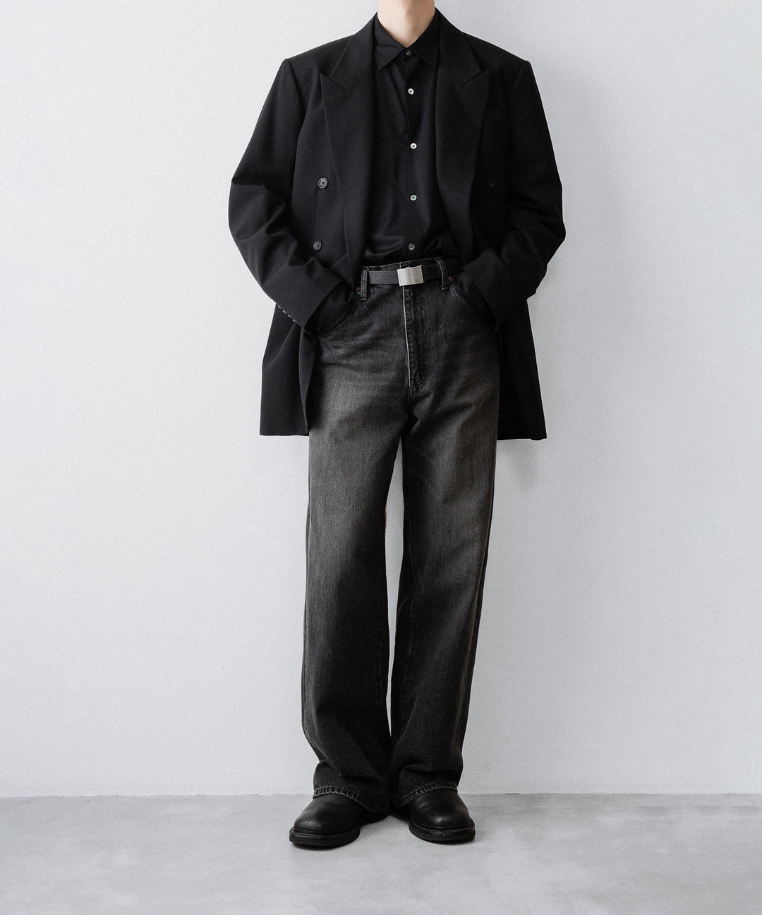 ssstein(シュタイン)のWIDE DENIM JEANS - BLACKの公式通販サイトsession福岡セレクトショップ