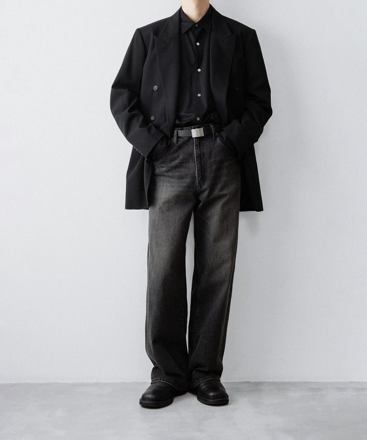 ssstein(シュタイン)のWIDE DENIM JEANS - BLACKの公式通販サイトsession福岡セレクトショップ
