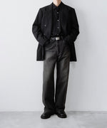 画像をギャラリービューアに読み込む, ssstein(シュタイン)のWIDE DENIM JEANS - BLACKの公式通販サイトsession福岡セレクトショップ
