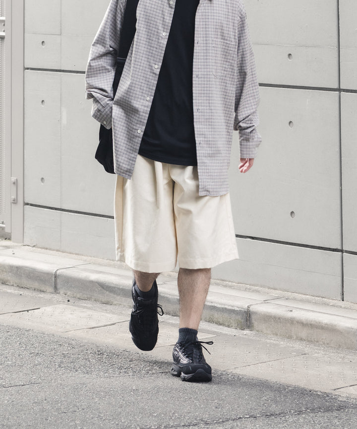 ssstein(シュタイン)のDOUBLE WEAVE COTTON SHORTS - CREAMの公式通販サイトsession福岡セレクトショップ