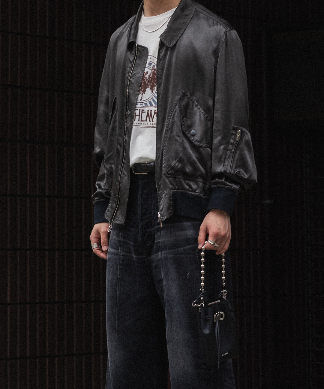 【ANTHEM A】ANTHEM A BAND T-SHIRT - OFF WHITE
