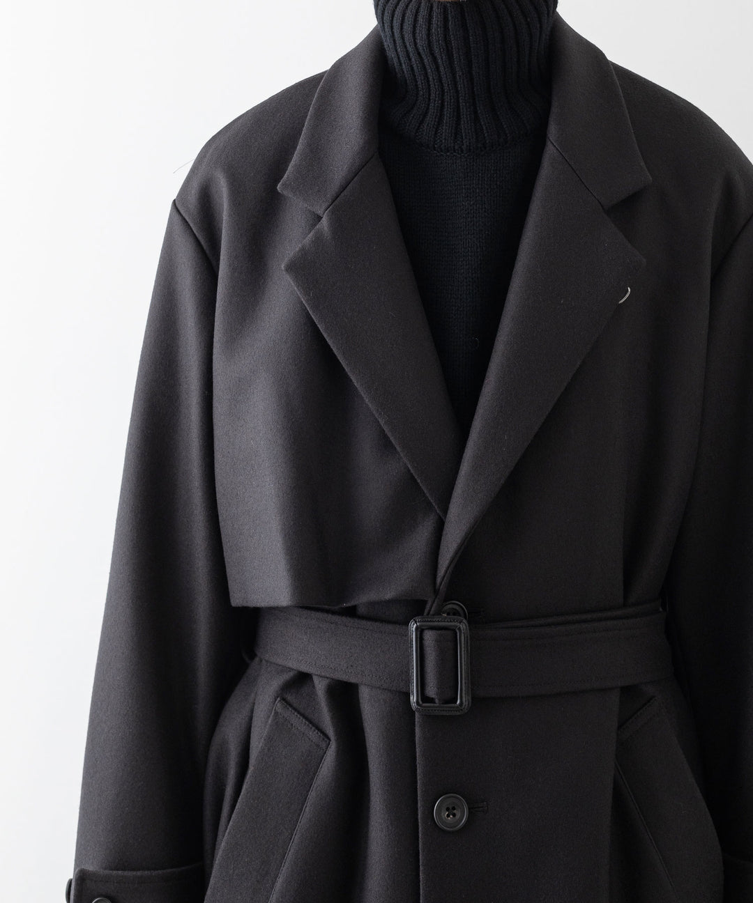 stein シュタイン 23AW LAY CHESTER COAT - DARK CHARCOAL sessionセッション福岡セレクトショップ 公式通販サイト