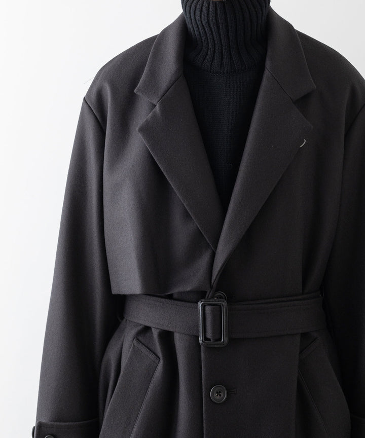 stein シュタイン 23AW LAY CHESTER COAT - DARK CHARCOAL sessionセッション福岡セレクトショップ 公式通販サイト