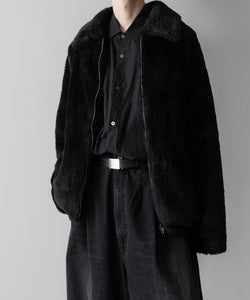 ssstein(シュタイン)の24AWコレクション ACRYLIC FUR JACKET - BLACK 公式通販サイトsession福岡セレクトショップ