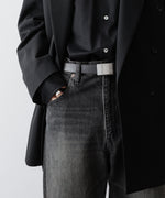 画像をギャラリービューアに読み込む, ssstein(シュタイン)のWIDE DENIM JEANS - BLACKの公式通販サイトsession福岡セレクトショップ
